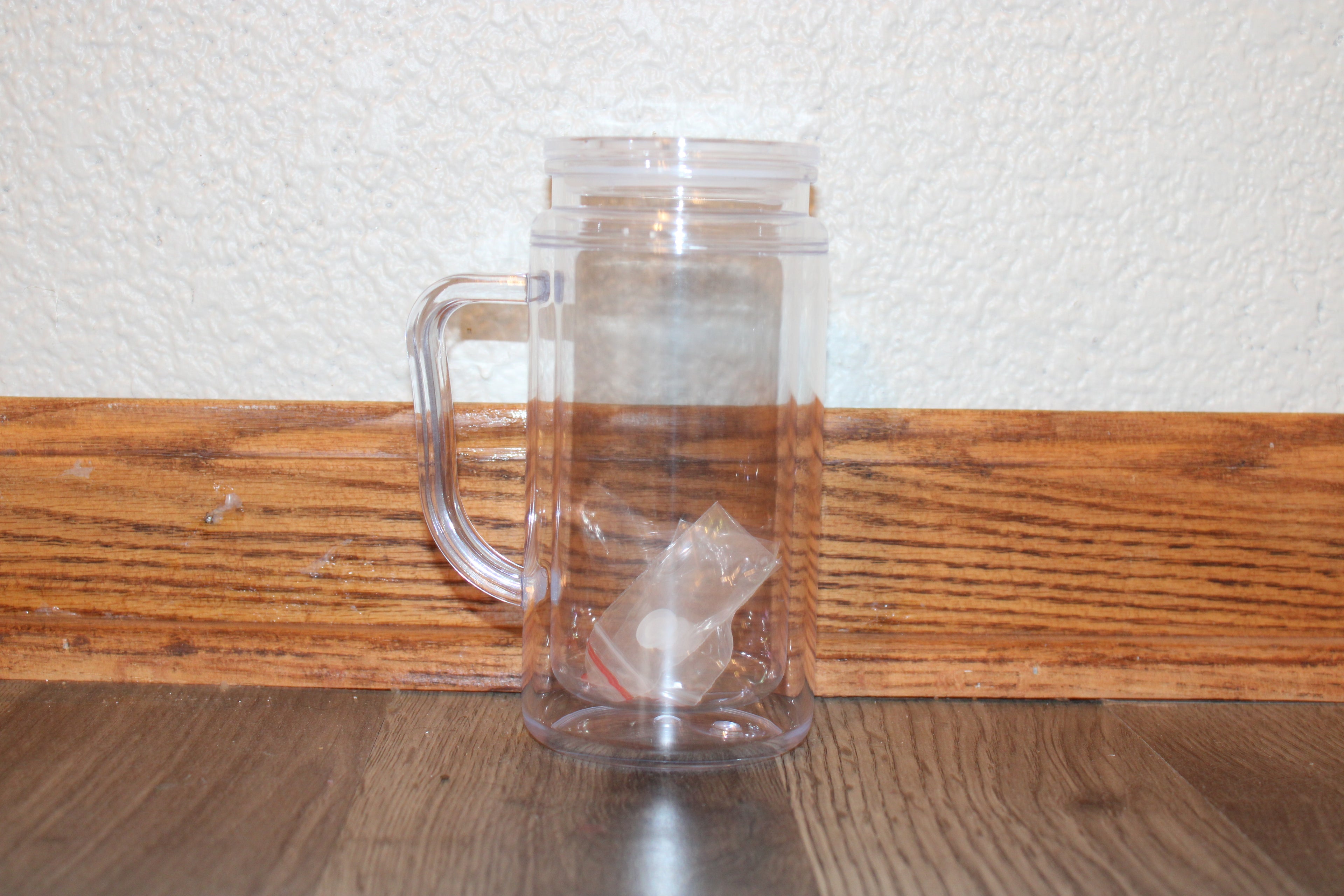 16oz snow globe cup with handle